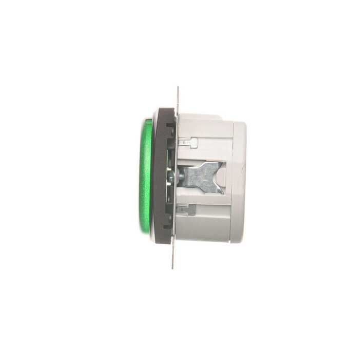 Sygnalizator świetlny LED - światło zielone Brąz mat - DSS3.01/46 Simon 54