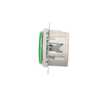 Sygnalizator świetlny LED - światło zielone Srebrny mat - DSS3.01/43 Simon 54