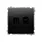 Gniazdo HDMI + RJ45 kat.6 Czarny mat Simon Basic - BMGHRJ45.01/49