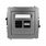 Ładowarka USB A+C podwójna 5V Quick Charge 3,1A (z polem opisowym) Grafitowy Karlik Deco - 11DCUSB-8