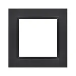 Ramka pojedyncza Simon 10 w kolorze czarny mat, model CR1/49 od producenta Kontakt-Simon.