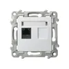 Gniazdo komputerowe pojedyncze RJ45, kat.5e Biały Szafir - GPK-1Z/K/m/00