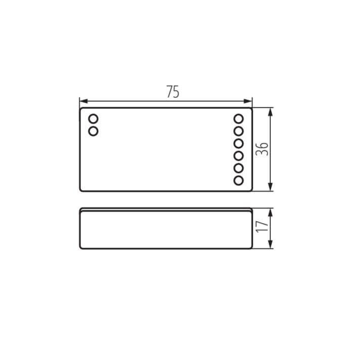 Kontroler do taśm LED CTRL 12/24V MONO/CCT Kanlux - 22147