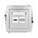 Ładowarka USB A+C podwójna 5V Quick Charge 3,1A (z polem opisowym) Srebrny metalik Karlik Deco - 7DCUSB-8