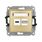 Ładowarka USB A+C podwójna 5V Quick Charge 3,1A (z polem opisowym) Złoty Karlik Mini - 29MCUSB-8