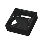 Puszka natynkowa pojedyncza Czarny metalik - PNP-1G/33 As