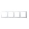 Ramka poczwórna Biały Szafir - R-4Z/00
