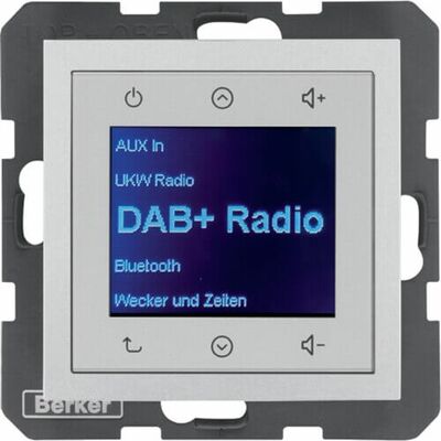 Radio Touch DAB+ Alu Berker B.Kwadrat/B.3/B.7 - 29841404