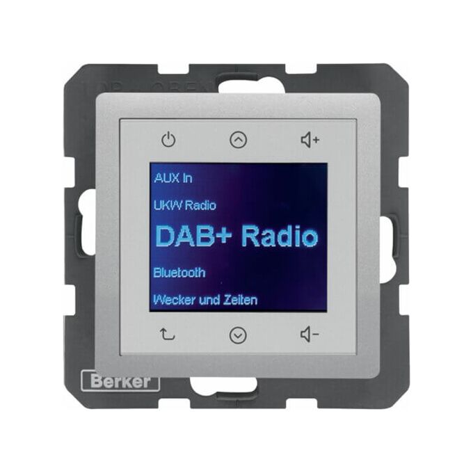 Radio Touch DAB+ Alu aksamit Berker Q.1/Q.3/Q.7 - 29846084