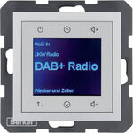 Radio Touch DAB+ Alu mat Berker B.Kwadrat/B.3/B.7 - 29841404
