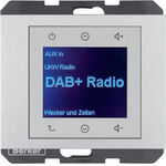 Radio Touch DAB+ Aluminium, lakierowany Berker K.5 - 29847003