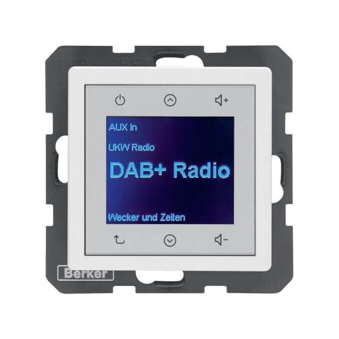 Radio Touch DAB+ Biały aksamit Berker Q.1/Q.3/Q.7 - 29846089