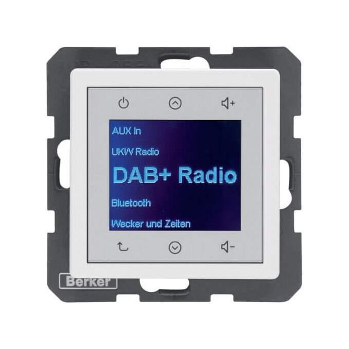 Radio Touch DAB+ Biały aksamit Berker Q.1/Q.3/Q.7 - 29846089