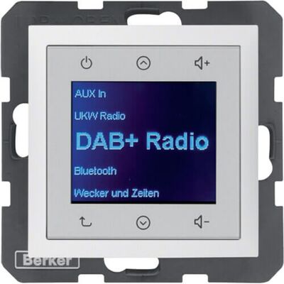 Radio Touch DAB+ Biały mat Berker B.3/B.7 - 29849909