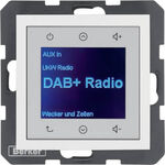 Radio Touch DAB+ Biały połysk Berker B.Kwadrat - 29848989