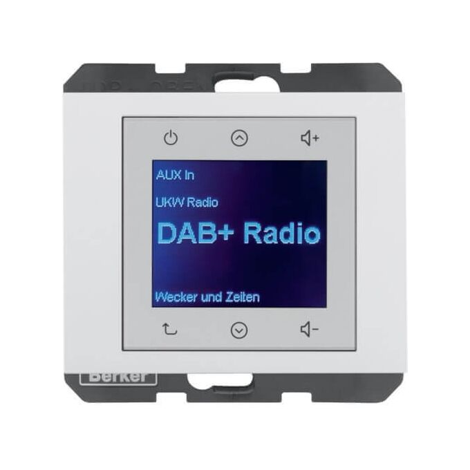 Radio Touch DAB+ Biały połysk Berker K.1 - 29847009