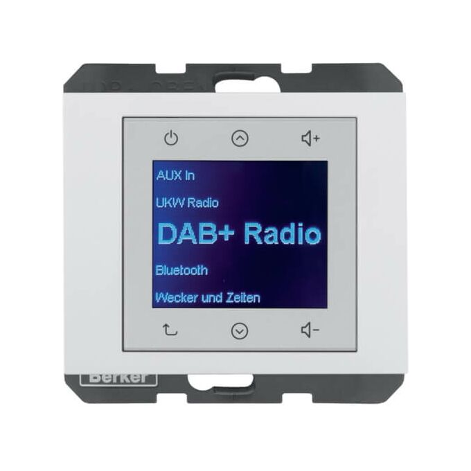 Radio Touch DAB+ Biały połysk Berker K.1 - 29847009