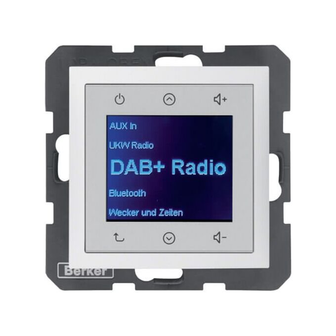 Radio Touch DAB+ z Bluetooth Biały mat Berker B.3/B.7 - 30849909