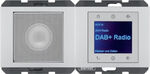 Radio Touch DAB+ z głośnikiem Aluminium, lakierowany Berker K.5 - 29807003
