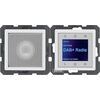 Radio Touch DAB+ z głośnikiem Biały aksamit Berker Q.1/Q.3/Q.7 - 29806089