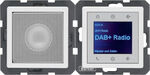 Radio Touch DAB+ z głośnikiem Biały aksamit Berker Q.1/Q.3/Q.7 - 29806089
