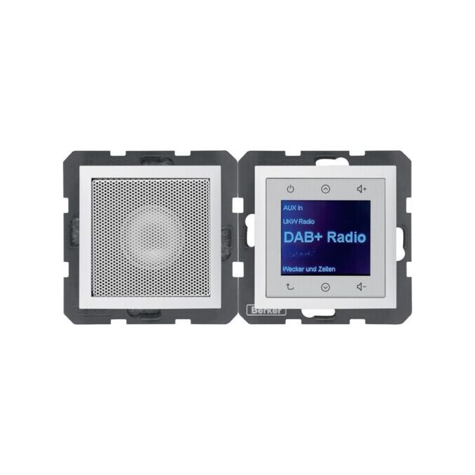 Radio Touch DAB+ z głośnikiem Biały mat Berker B.3/B.7 - 29809909