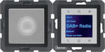 Radio Touch DAB+ z głośnikiem i Bluetooth Antracyt aksamit Berker Q.1/Q.3/Q.7 - 30806086