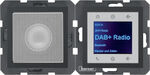 Radio Touch DAB+ z głośnikiem i Bluetooth Antracyt mat Berker B.Kwadrat/B.3/B.7 - 30801606