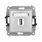 Gniazdo USB-A A 2.0 pojedyncze Srebrny metalik Karlik ICON - 7IGUSB-1
