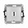 Gniazdo USB-A A 2.0 pojedyncze Srebrny metalik Karlik ICON - 7IGUSBBO-1