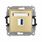 Gniazdo USB-A A 3.0 pojedyncze Złoty Karlik ICON - 29IGUSB-5
