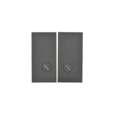 Klawisze z oczkiem do mechanizmu SW6/2M Grafitowy mat Simon 55 - TKW6/2L2/116