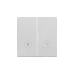 Klawisze z oczkiem do mechanizmu SW7/2M Aluminium mat Simon 55 - TKW7/2L2/143