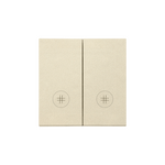 Klawisze z oczkiem do mechanizmu SW7/2M Szampański mat Simon 55 - TKW7/2L2/144