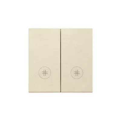 Klawisze z oczkiem do mechanizmu SW7/2M Szampański mat Simon 55 - TKW7/2L2/144