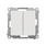 Łącznik krzyżowy podwójny z podświetleniem (bez piktogramu) Jasnoszary mat Simon 55 - TW7/2L2.01/X/114