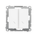 Łącznik schodowy podwójny Biały mat Simon 55 - TW6/2.01/111