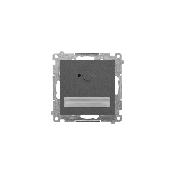 Oprawa schodowa LED z czujnikiem ruchu 230V b.neutralna Grafitowy mat Simon 55 - TOSC4K.01/116