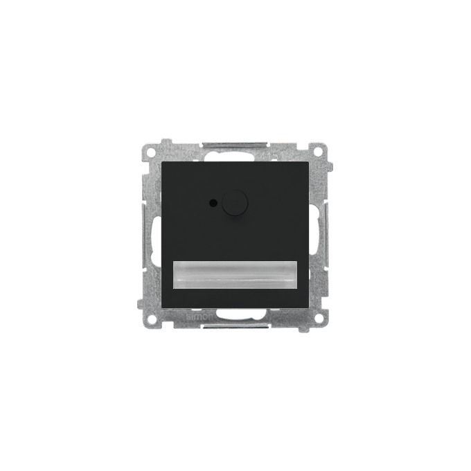 Oprawa schodowa LED z czujnikiem ruchu 230V b.zimna Czarny mat Simon 55 - TOSC5K.01/149