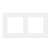 Ramka podwójna Biały mat Simon 55 Line - TR2/111