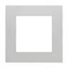 Ramka pojedyncza Simon 55 Line w kolorze aluminium matowym, wykonana z aluminium, symbol TR1/143.