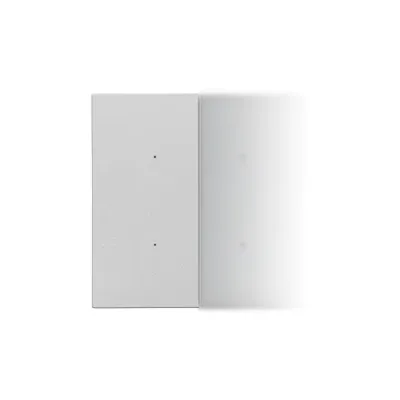 Klawisz połówkowy Simon 55 Aluminium mat bez piktogramu, model TKE20/143.