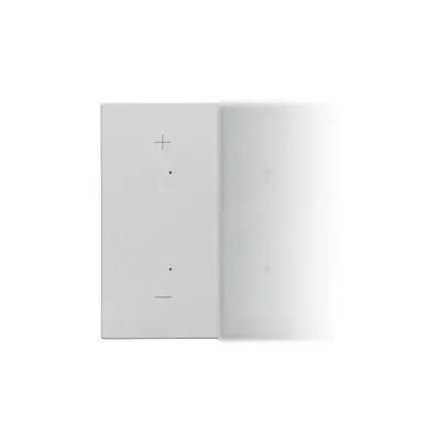 Klawisz połówkowy z piktogramem +/- do produktów elektronicznych (lewy) Aluminium mat Simon 55 - TKE24/143
