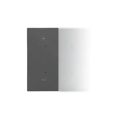Klawisz połówkowy z piktogramem +/- do produktów elektronicznych (lewy) Grafitowy mat Simon 55 - TKE24/116
