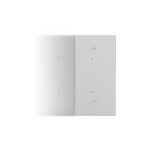 Klawisz połówkowy z piktogramem +/- do produktów elektronicznych (prawy) Aluminium mat Simon 55 - TKE25/143