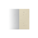 Klawisz połówkowy z piktogramem +/- do produktów elektronicznych (prawy) Szampański mat Simon 55 - TKE25/144