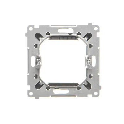 Metalowy adapter (przejściówka) do osprzętu Simon 55, standard 45x45 mm, kolor czarny mat.