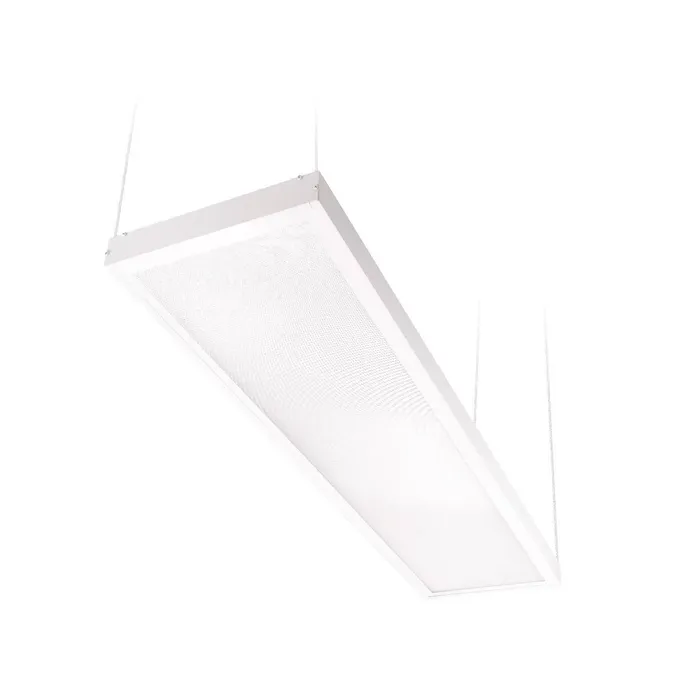 Panel awaryjny LED AURA 120x30 45W SA 2h MT Intelight, biały, wiszący, z mlecznym kloszem.
