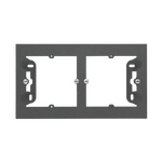 Puszka natynkowa płytka podwójna 35mm. Grafitowy mat Simon 55 Line/Duo - TPN2/116
