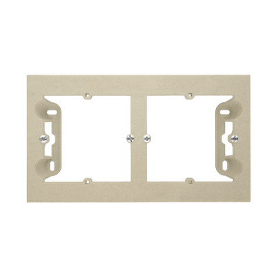 Puszka natynkowa płytka podwójna 35mm. Szampański mat Simon 55 Line/Duo - TPN2/144